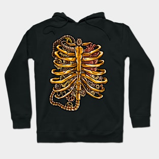 Machina Mystique: The Steampunk Rib Cage Hoodie